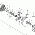 0971776 600 XC Drive clutch 600 xc 0971776 and european 600 xc e971776