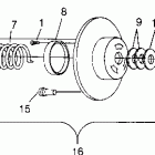 0970678 ULTRA SP Driven clutch ultra sp 0970678