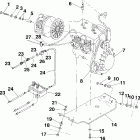0970443 SPORT Крепление двигателя