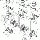 0976768 RXL Piston and crankshaft rxl 0976768
