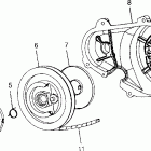 0971766 700 XC Recoil starter 700 xc 0971766