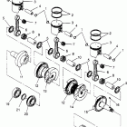 0971776 600 XC Поршень и коленвал
