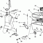 0972065 WIDETRAK LX Oil tank  /  air box widetrak lx 0972065 and  european w...