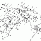 0971660 440 XCR Rear torque arm 440 xcr 0971660
