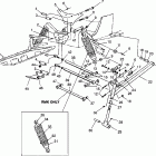 H975782 STORM S.E. Front suspension and ski storm 0975782, storm se h975782...