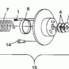 0973865 CLASSIC Driven clutch classic 0973865