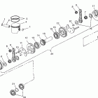 0971660 440 XCR Поршень и коленвал