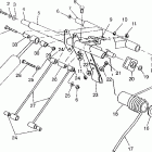 0971760 440 XC Rear torque arm 440 xc 0971760