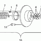 0972061 WIDETRAK GT Driven clutch widetrak gt 0972061 and european widetrak ...