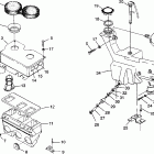 0975677 600 XCR Oil tank  /  air box