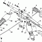 0973774 500 EFI Rear torque arm 500 efi 0973774