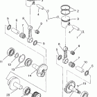 0973365 CLASSIC TOURING Piston and crankshaft classic touring  0973365 and europ...