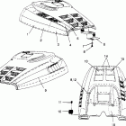 0971776 600 XC Капот