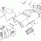 0971660 440 XCR Seat and gas tank 440 xcr 0971660