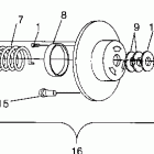 0975378 ULTRA TOURING Driven clutch ultra touring 0975378 and european ultra t...