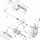 0962564 500 CARB SKS Drive train assembly 500 carb 0962764, 500 carb sks 0962...