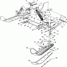 0960556 XLT SKS Front suspension and ski xlt rmk 0960956, xlt sks 096055...