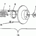 E963365 EURO CLASSIC TOURING Driven clutch classic touring 0963365 and european class...