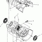 0963774 500 EFI Crankcase assembly 500 efi 0963774 and european 500 efi ...