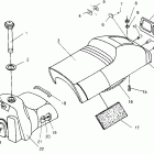 0961660 440 XCR Seat and gas tank 440 xcr 0961660