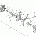 0962564 500 CARB SKS Drive clutch assembly 500 carb 0962764, 500 carb sks 096...