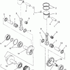 0960143 TRAN SPORT Piston and crankshaft tran sport 0960143 and euro tran s...