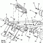 0961676 600 XCR Front torque arm 600 xcr 0961676 and european 600 xcr e9...