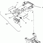 0962564 500 CARB SKS Brake assembly 500 carb 0962764, 500 carb sks 0962564,  ...