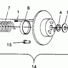 0960578 ULTRA SKS Driven clutch ultra sks 0960578, european ultra sks e960...