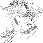 0962574 500 EFI SKS Front suspension and ski 500 efi sks 0962574, 500 efi rm...