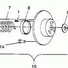 0962761 TRAIL Ведомый вариатор