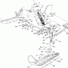 0960443 SPORT Front suspension and ski sport 0960443, sport touring 09...