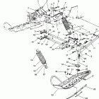 0966768 RXL Front suspension and ski rxl 0966768