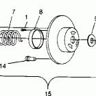 0963357 XLT TOURING Driven clutch xlt touring 0963357 and european xlt touri...