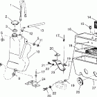 0960443 SPORT Oil tank  /  air box sport 0960443, sport touring 096024...