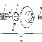 0962064 WIDETRAK LX Driven clutch widetrak lx 0962064 and european widetrak ...