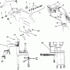 0965677 600 XCR SP Console and wire harness 600 xcr sp 0965677 and european...