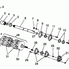 0962064 WIDETRAK LX Driveshaft assembly widetrak lx 0962064 and european wid...