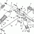 0963774 500 EFI Rear torque arm 500 efi 0963774 and european 500 efi e96...