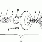0960556 XLT SKS Driven clutch xlt rmk 0960956, xlt sks 0960556 and europ...