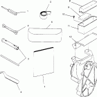 0965677 600 XCR SP Tool kit / tool box 600 xcr sp 0965677 and european 600 ...