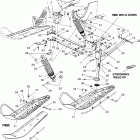 0965782 STORM Front suspension and ski storm 0965782, storm sks 096558...