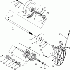 0962574 500 EFI SKS Drive train 500 efi sks 0962574, 500 efi rmk 0962974, an...