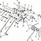 0962574 500 EFI SKS Rear torque arm 500 efi sks 0962574, 500 efi rmk 0962974...