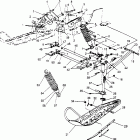 0956156 XLT SP Front suspension and ski