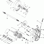 0950443 SPORT Drive train assembly sport 0950443, sport touring 095024...