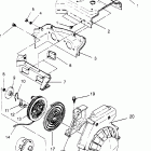 0953133 LITE GT Blower housing & recoil assembly lite gt 0953133 and  eu...