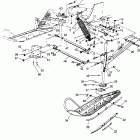 0952560 440 SKS Front suspension and ski 440 0952760, 440 sks 0952560,  ...