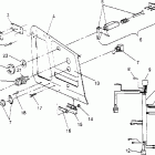 X951660 440 XCR SP Панель передняя