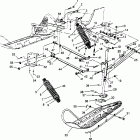 0952574 500 SKS Front suspension and ski  500 efi 0952774, efi sks 09525...